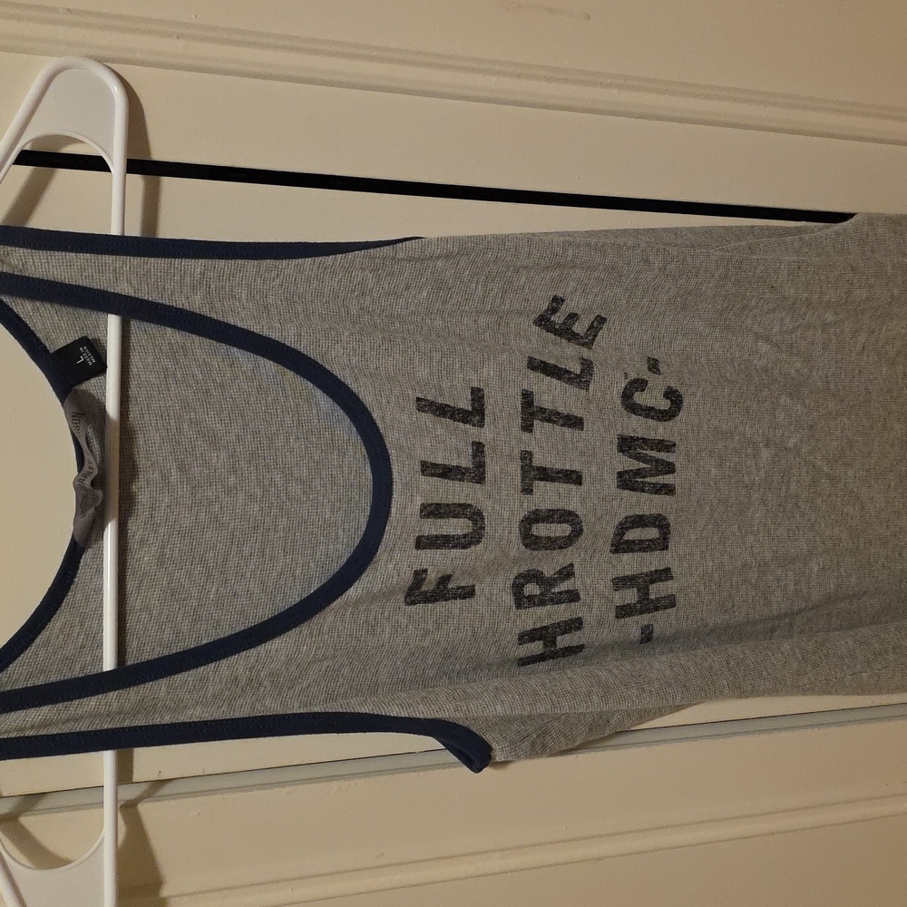 Harley-Davidson Gray Tank with Dark Trim